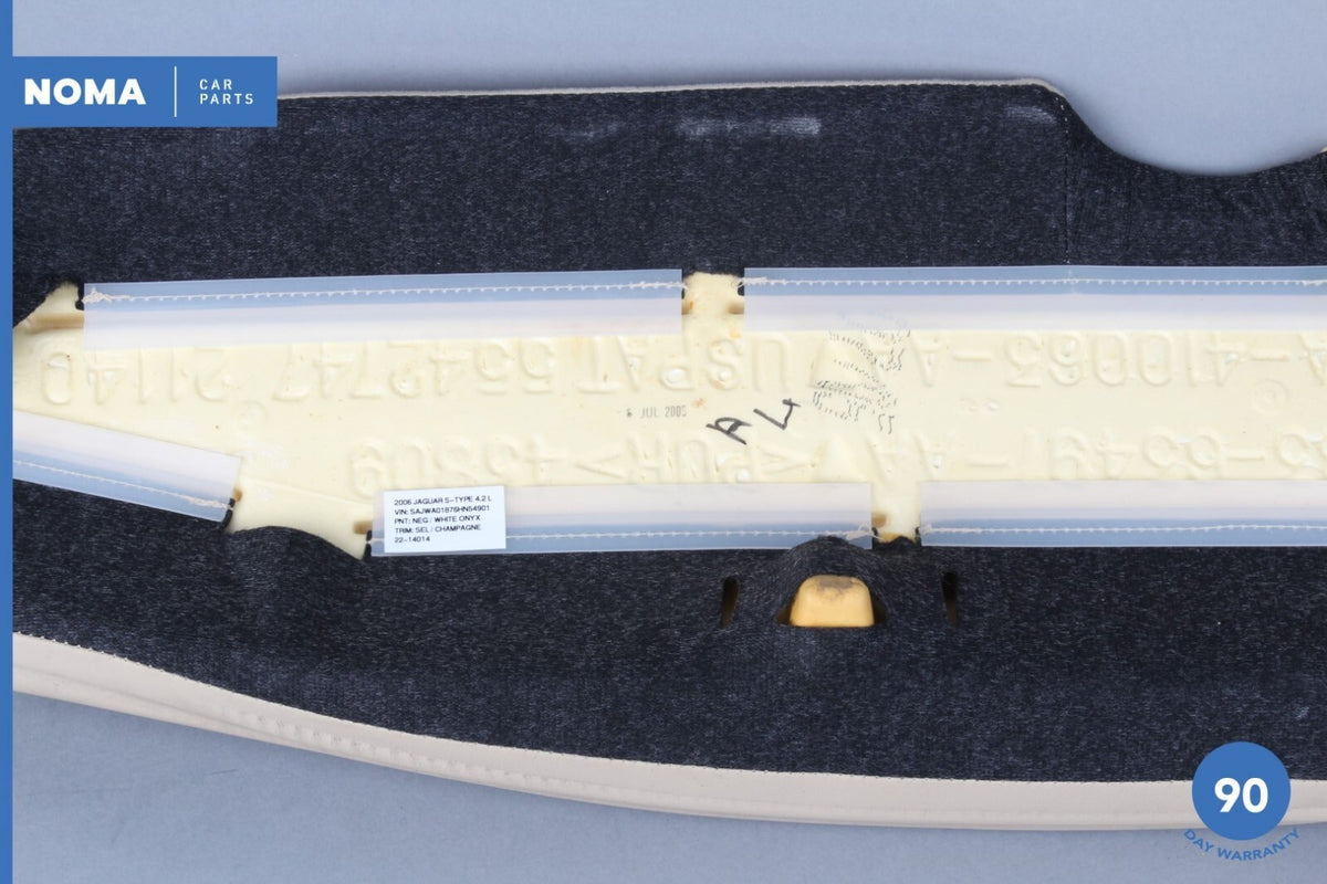 03-08 Jaguar S-Type X204 Rear Left Driver Side Seat Bolster Panel SEL OEM - photo 7