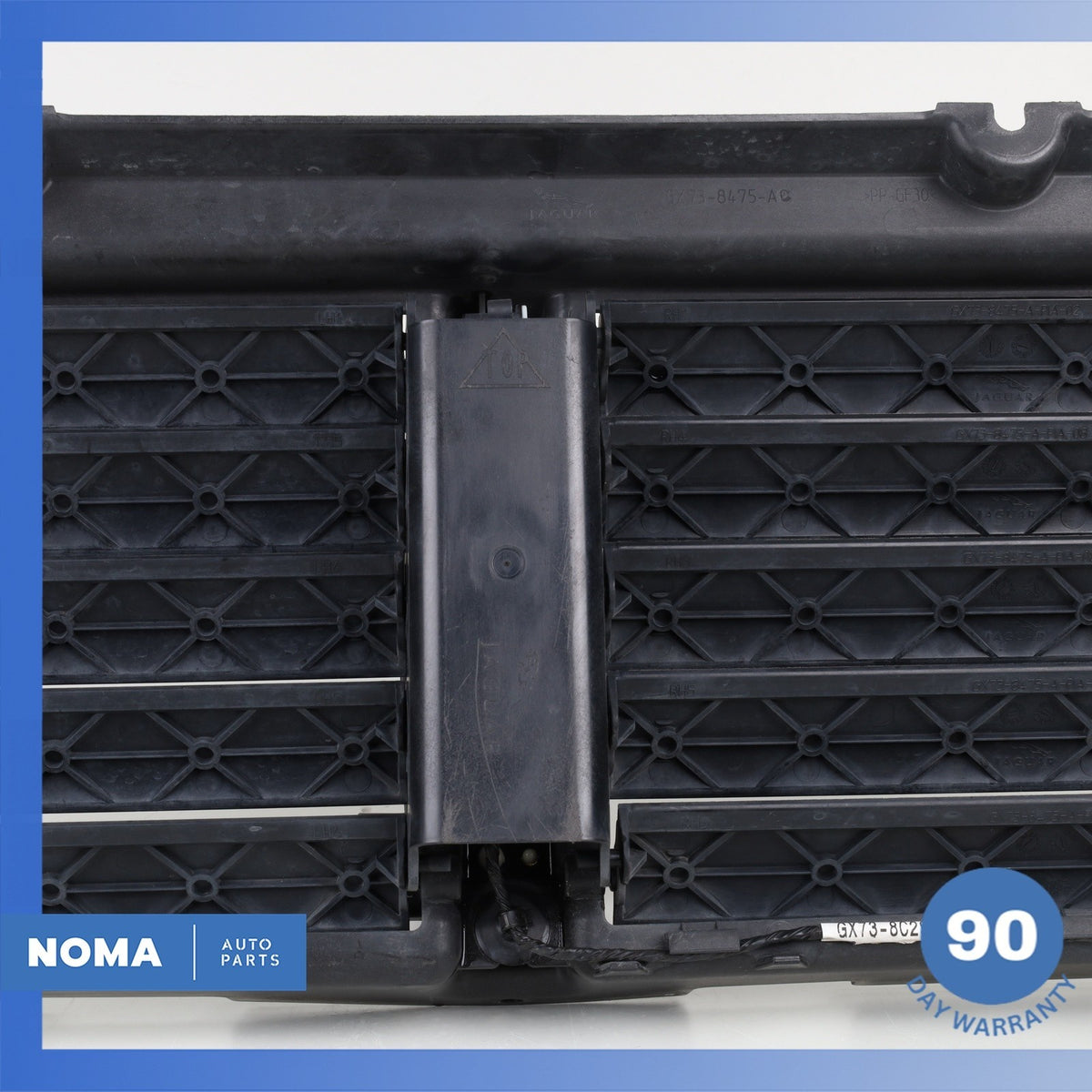 16-23 Jaguar X260 XF XE F-Pace Center Radiator Active Air Shutter Grille OEM - photo 8