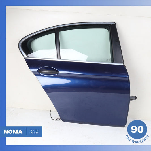 11-16 BMW F10 528i 550i 535i Rear Right Passenger Door Shell Panel Blue OEM 80k - photo 1