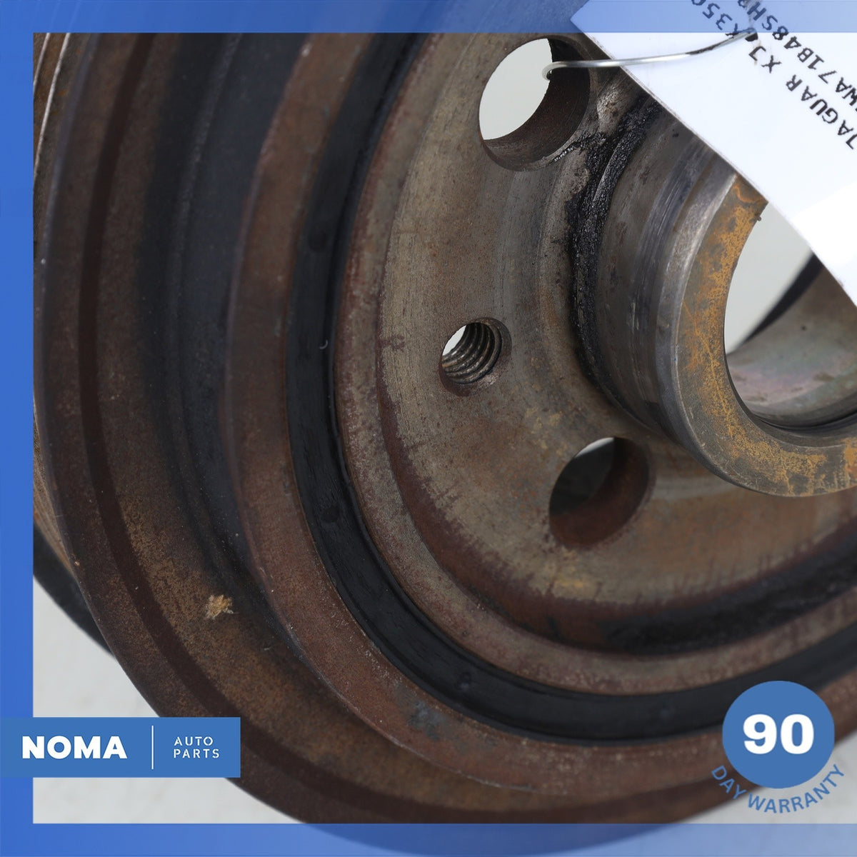 03-10 Jaguar X358 XJ8 4.2L NA Harmonic Balancer Crankshaft Pulley 2W936316DD OEM - photo 9
