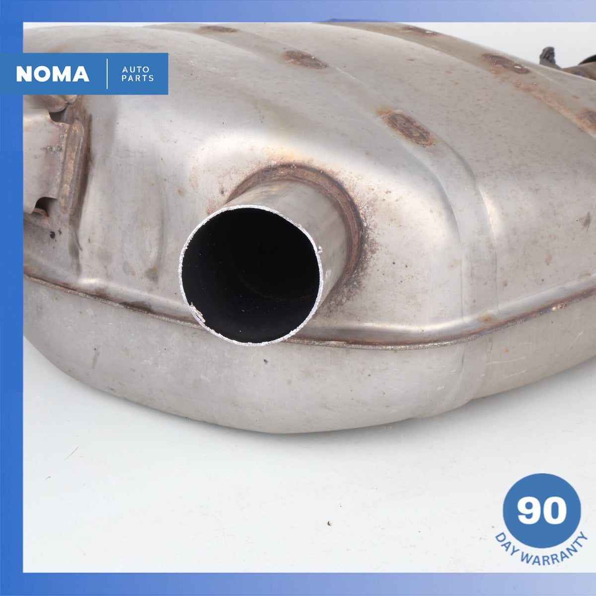 11-16 BMW F10 ActiveHybrid 5 535i Rear Left Side Exhaust Silencer Muffler OEM - photo 18