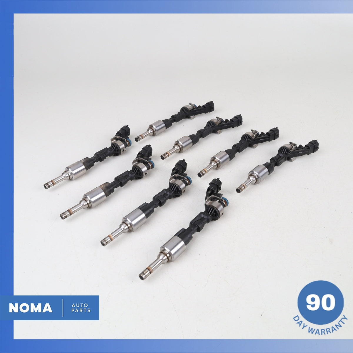 10-19 Jaguar X250 XF L405 5.0L AJ133 Engine Motor Fuel Injector Set OEM - photo 2