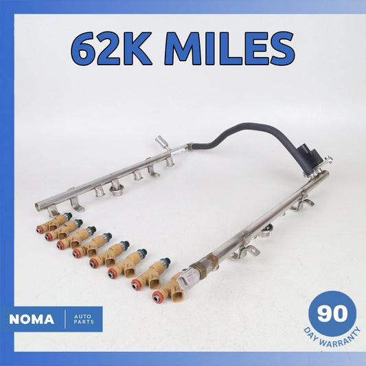 06-10 Jaguar X350 XJ8 XK 4.2 AJ40 Gas Fuel Rail Line Assembly AJ811124 OEM 62k - photo 1