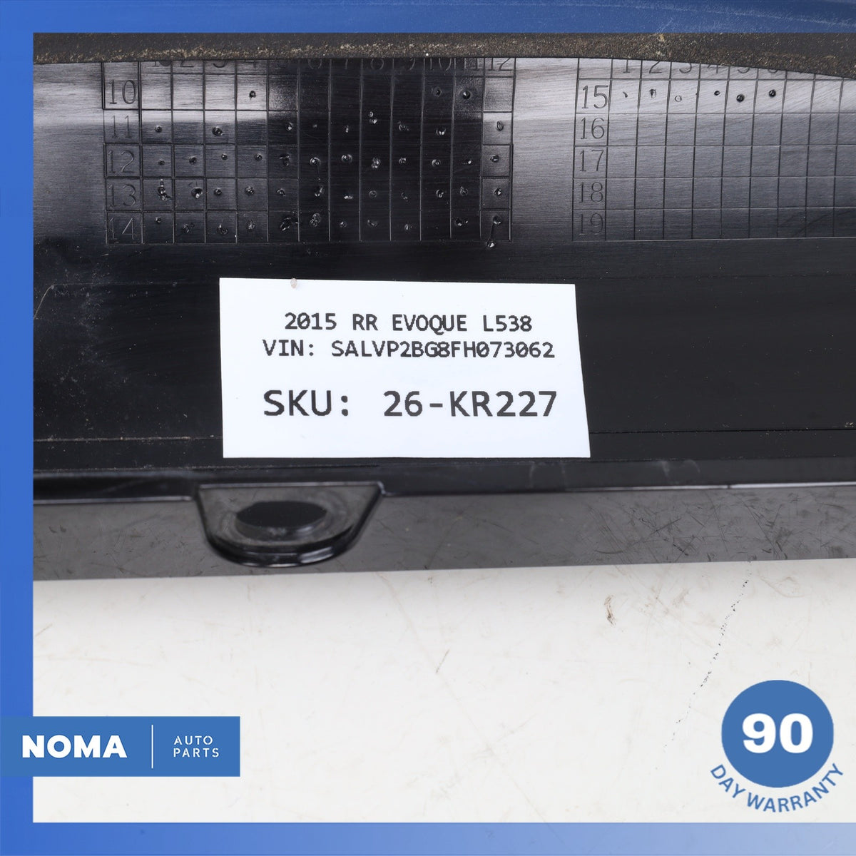 12-19 Range Rover Evoque L538 Front Left Driver Side A Pillar Molding OEM - photo 15