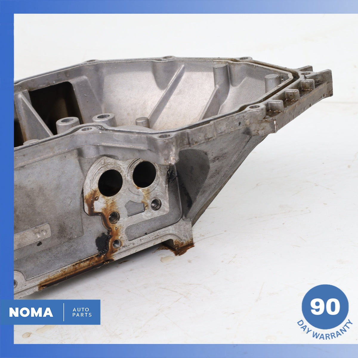 03-10 Jaguar X350 XJ8 S-Type 4.2L Engine Upper Oil Pan Sump 2W936C674DB OEM - photo 7