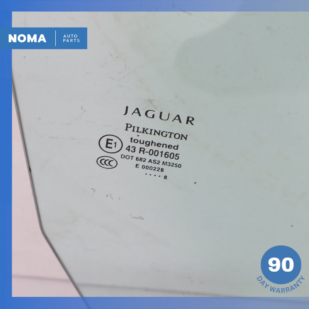 07-15 Jaguar X150 XK XKR XKR-S Front Right Passenger Side Door Window Glass OEM - photo 7