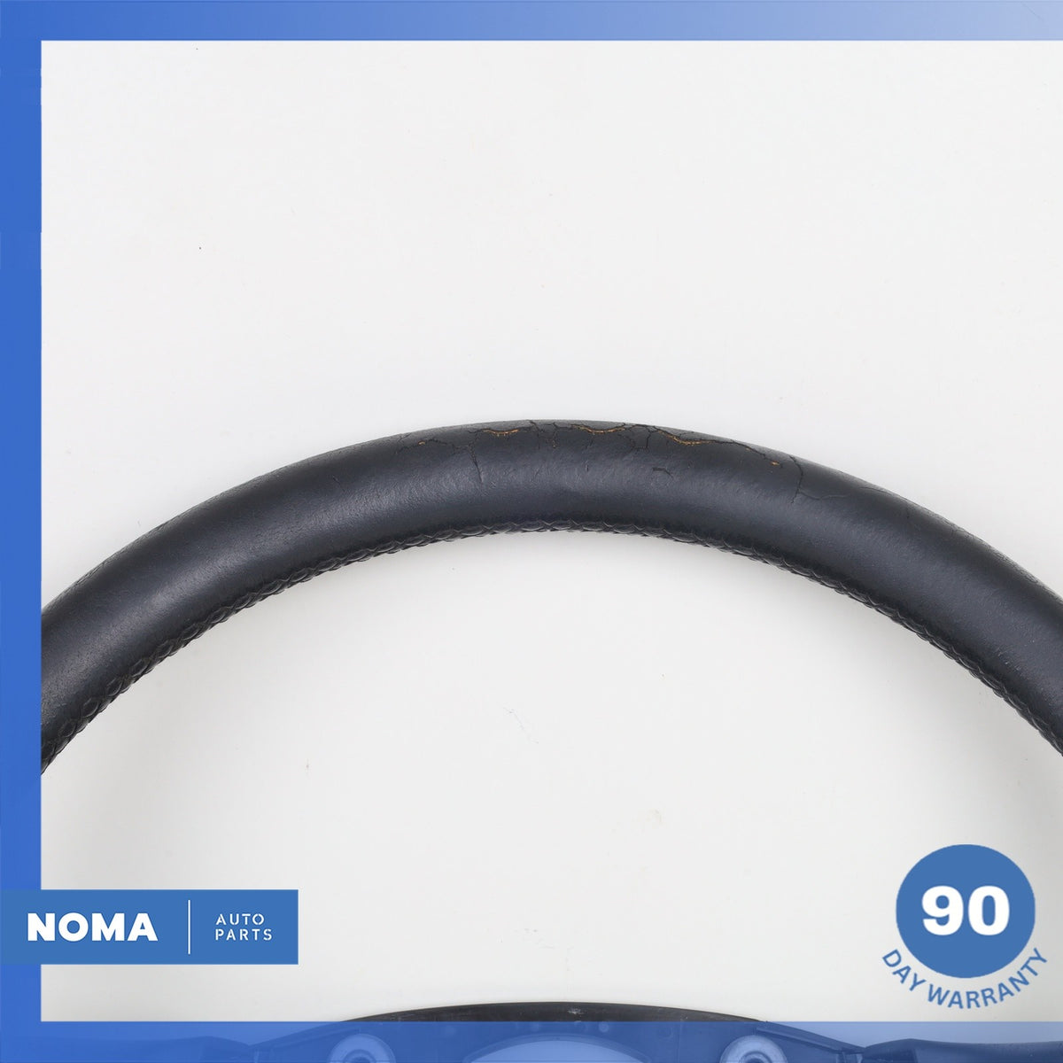 03-12 Land Rover Range Rover L322 Heater Leather Steering Wheel Black OEM - photo 7