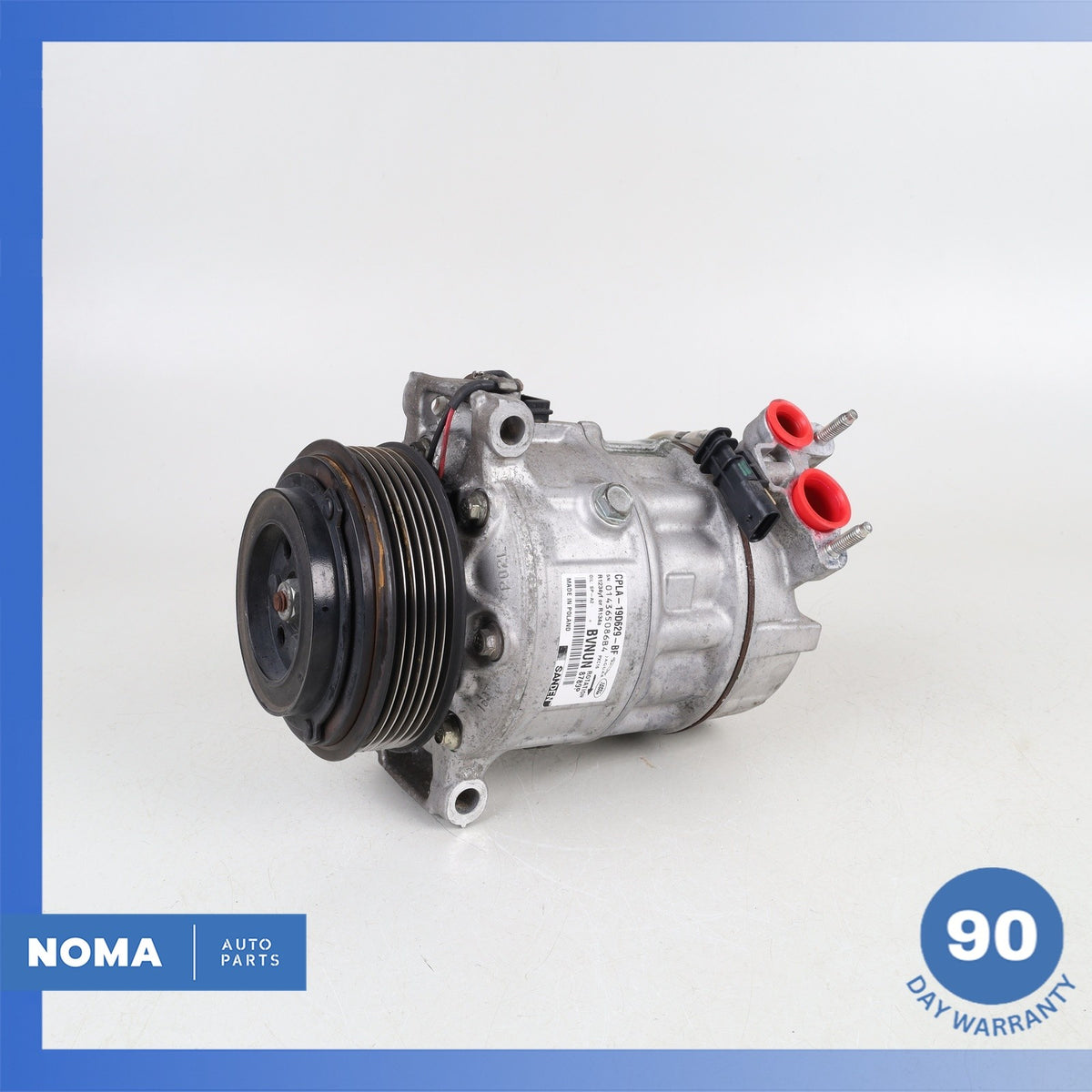 10-23 Jaguar X760 XE LR4 AC Air Conditioning Compressor Clutch OEM - photo 2