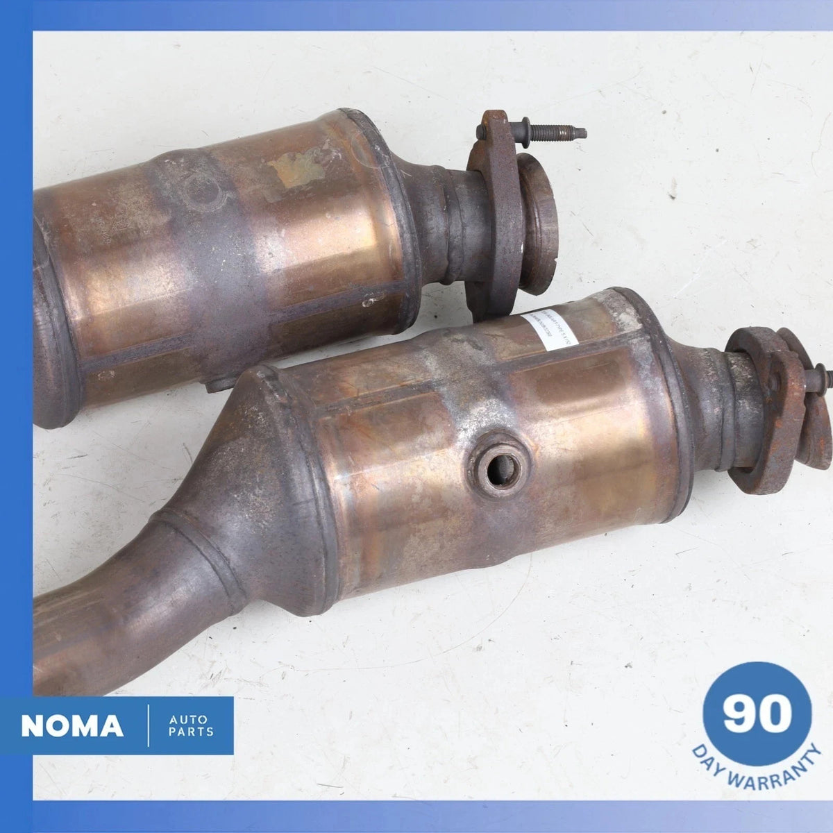 16-20 Jaguar X152 F-Type-S RWD Left & Right Side Exhaust Downpipe Set OEM 65k - photo 11