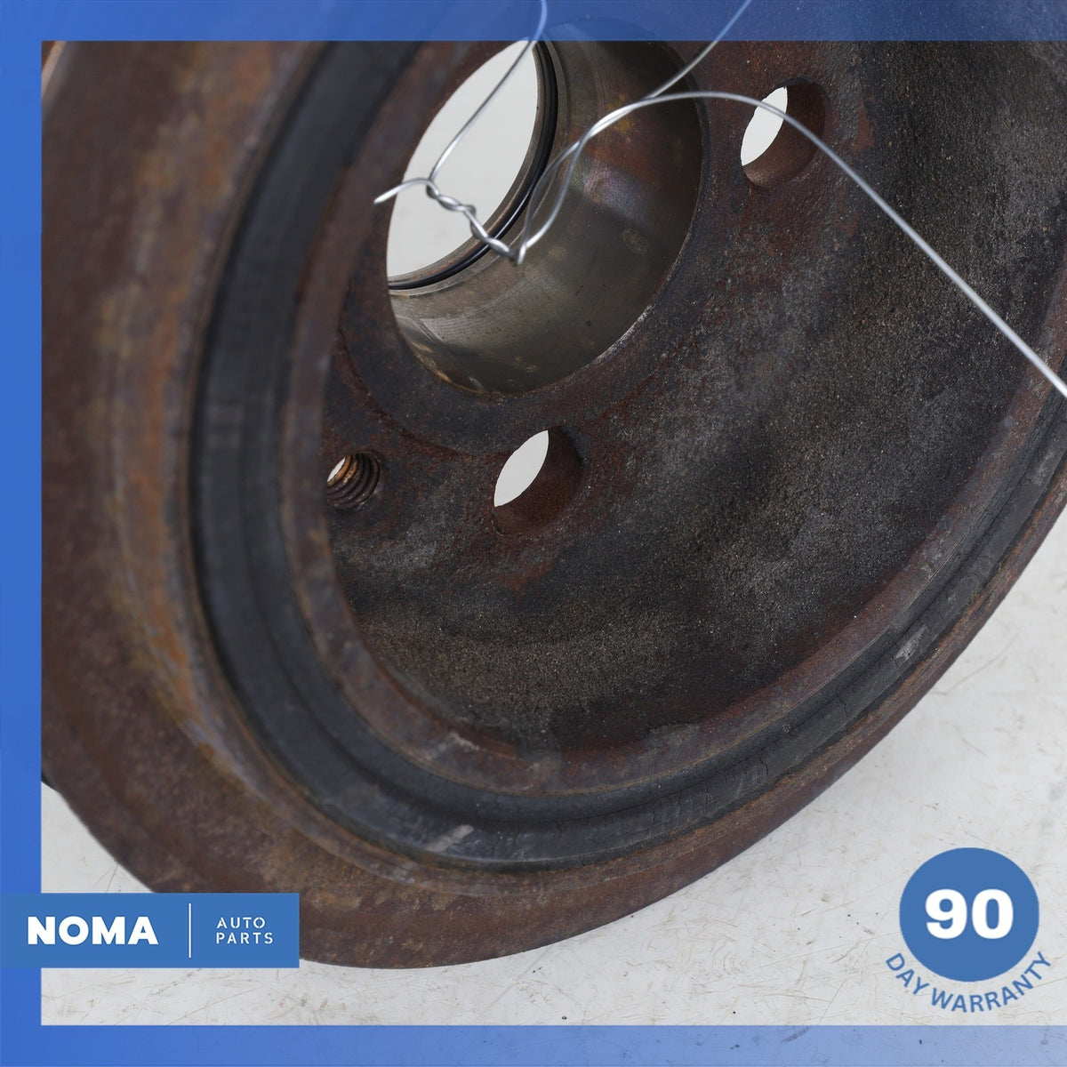 03-10 Jaguar X358 XJ8 4.2L NA Harmonic Balancer Crankshaft Pulley 2W936316DD OEM - photo 4