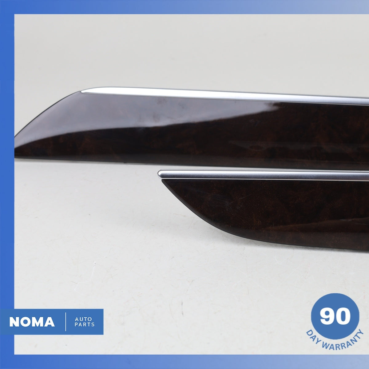 Audi 8U Q3 Rear Right & Left Door Cover Panel Trim Molding Set Wood OEM - photo 5