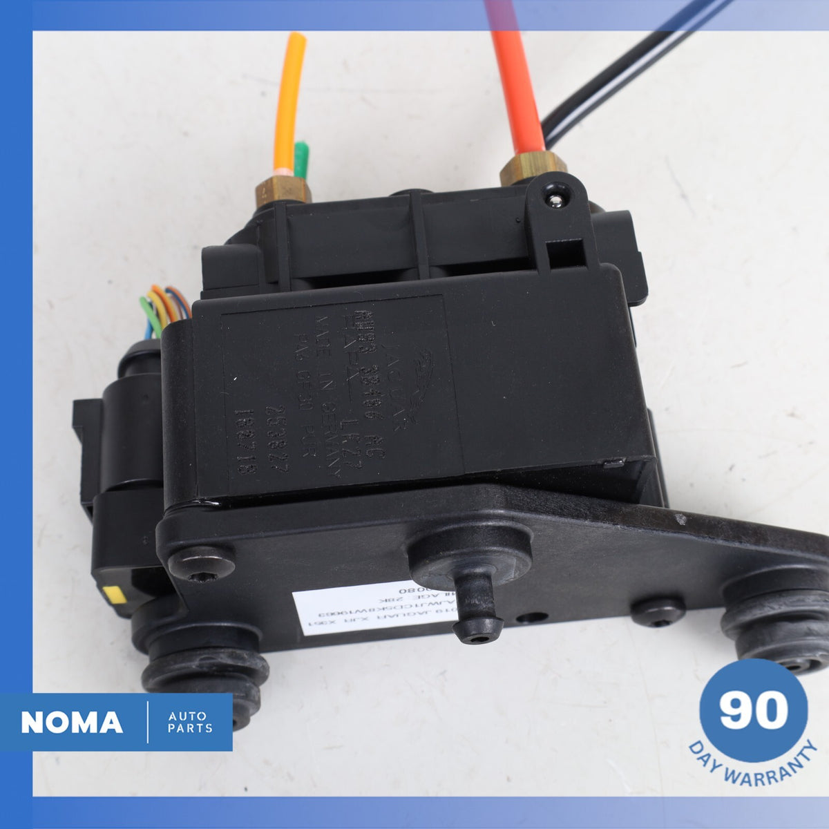 10-19 Jaguar X351 XJ XJR Air Suspension Control Valve Solenoid w/Bracket OEM 28k - photo 9