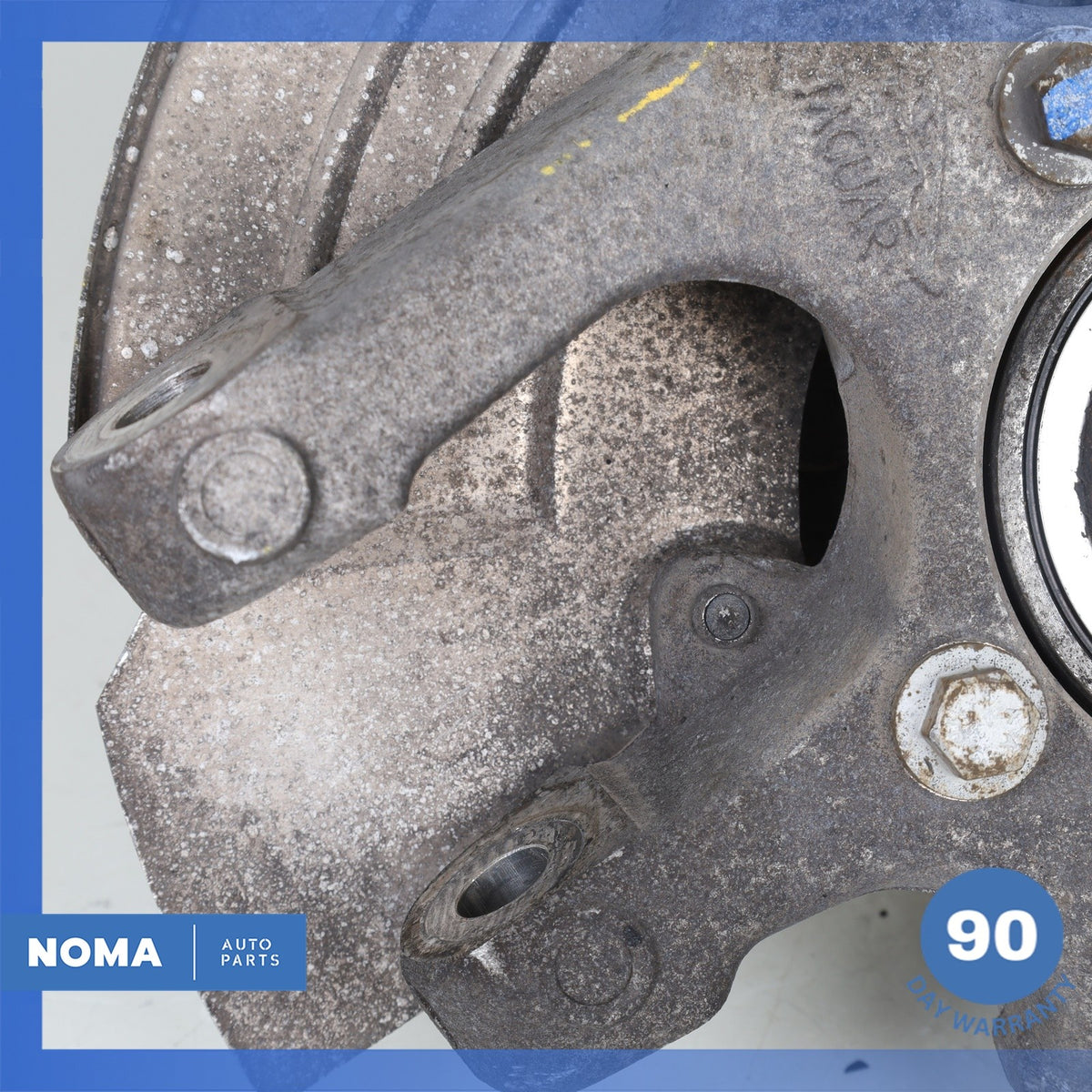 07-09 Jaguar X150 XK XKR Rear Left Side Spindle Knuckle Hub w/ Shield OEM - photo 11