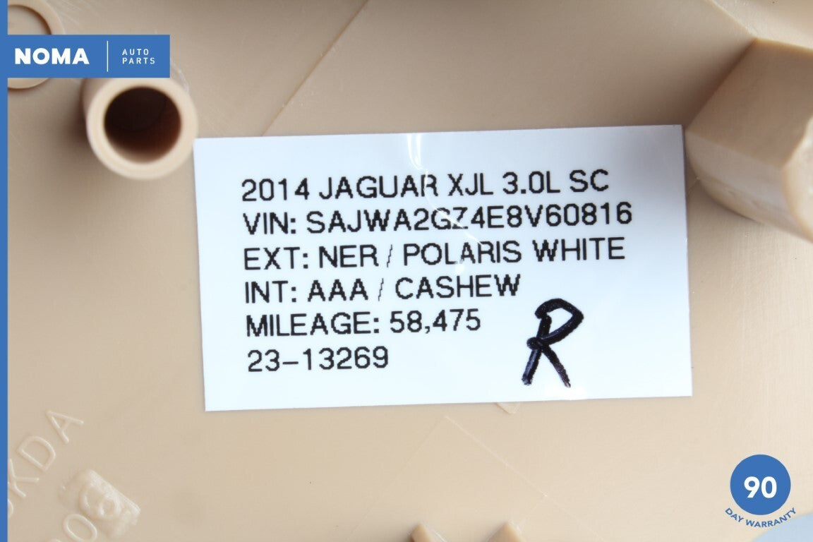 10-15 Jaguar XJ XJL X351 Front Right Passenger Seat Shield Cover Trim APH OEM - photo 8