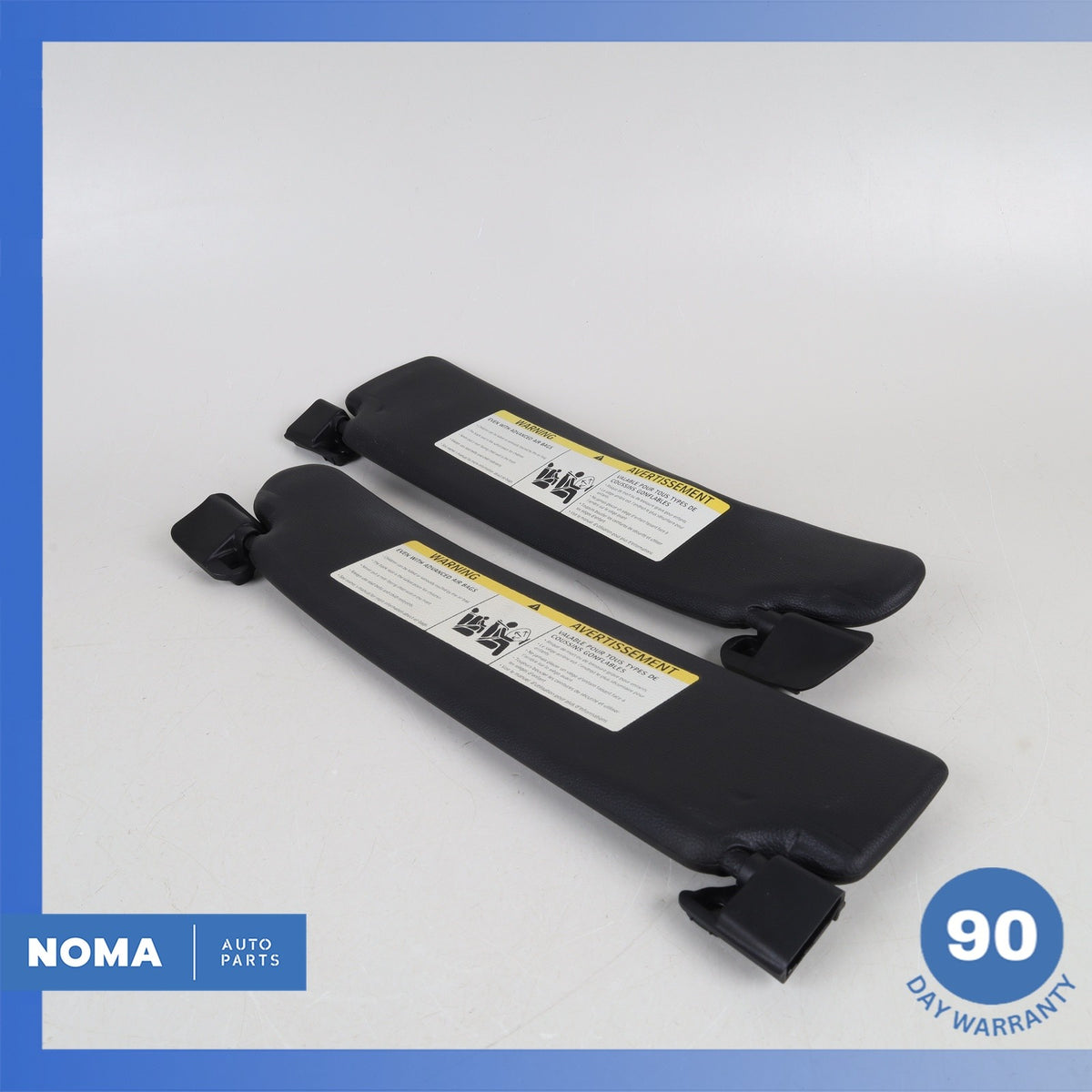09-16 BMW E89 Z4 Right & Left Sunvisor Sun Visor Set Black OEM - photo 8