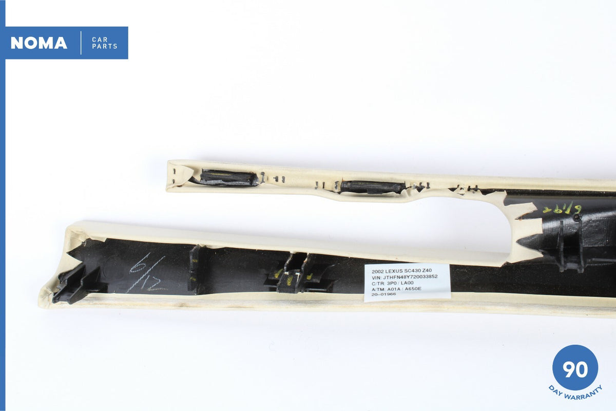 02-10 Lexus SC430 Z40 Convertible Roof Left Driver Side Rail Cover Trim LA00 OEM - photo 7
