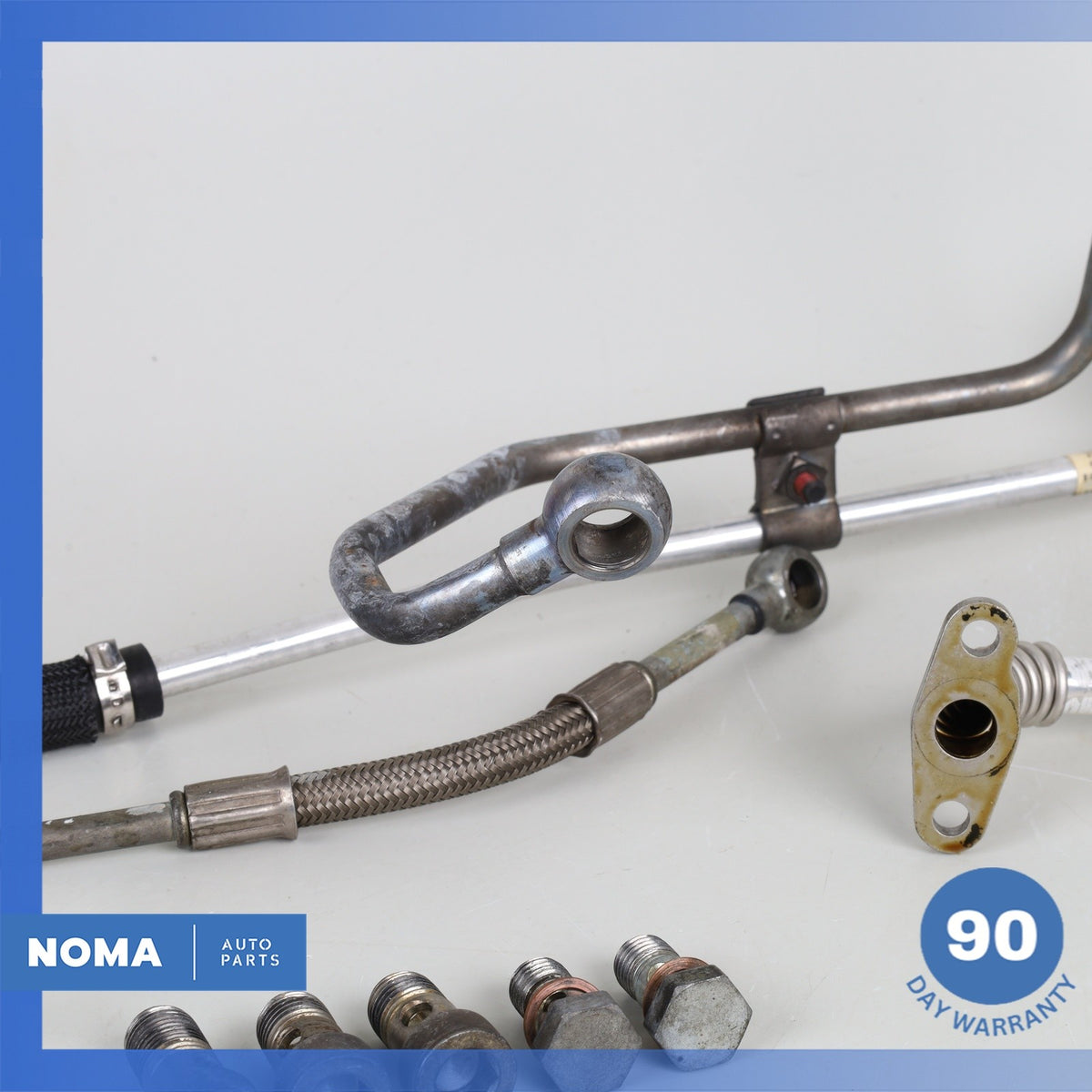 12-17 Range Rover Evoque L538 XE 204PT Turbo Turbocharger Oil Line Set OEM - photo 3