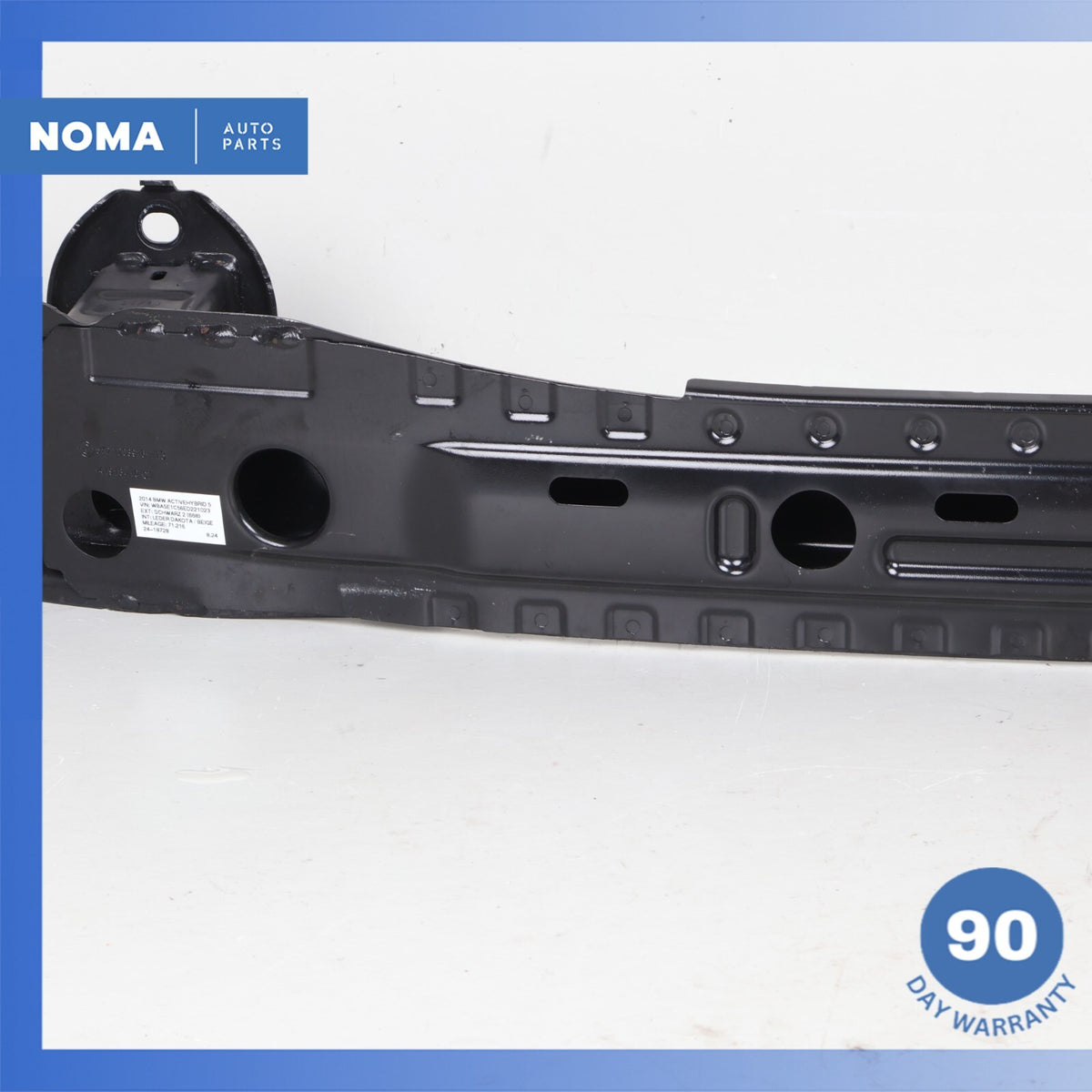 11-16 BMW F10 ActiveHybrid 5 Rear Bumper Reinforcement Impact Bar OEM - photo 5