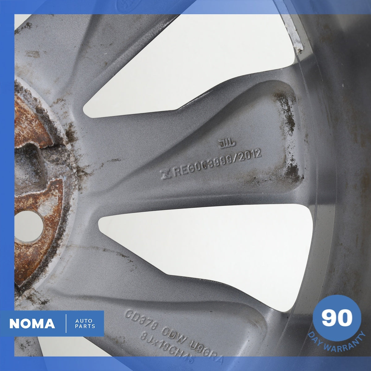 15-23 LR Discovery Sport L550 Buttress 8 x R19 19" Wheel Rim FK721007JB OEM - photo 11