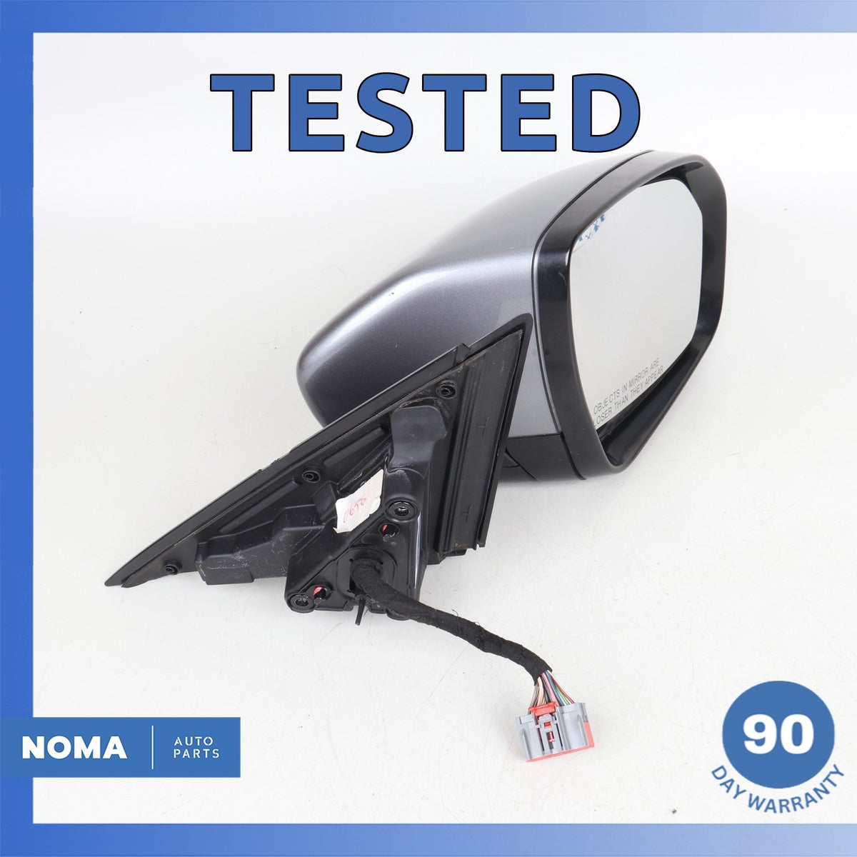 12-13 Range Rover Evoque L538 Right Side Rear View Mirror Assembly Gray OEM - photo 1