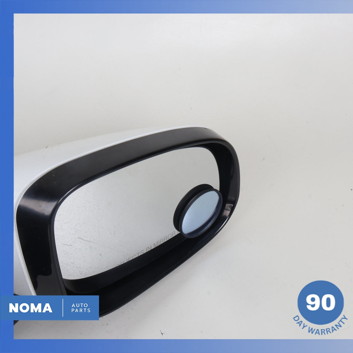 10-15 Jaguar X250 XF XFR Right Rear View Mirror Stratus w/ Blind Spot White OEM - photo 3