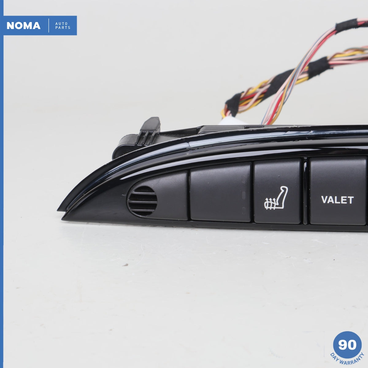 04-05 Jaguar XJ8 XJR X350 Dash Heated Seat Hazard Light Switch w/ Harness OEM - photo 4