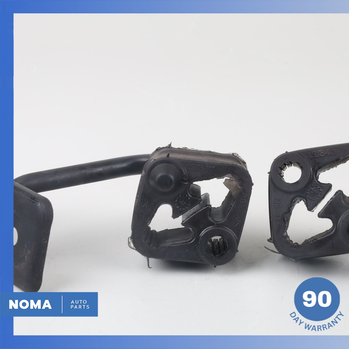 13-21 LR Range Rover L494 L405 Left & Right Exhaust Muffler Bracket Set OEM - photo 4