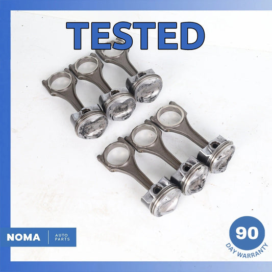 15-19 Audi D4 A8 Q7 A6 3.0L V6 Engine Piston Connecting Rod Set 06E107065EC OEM - photo 1