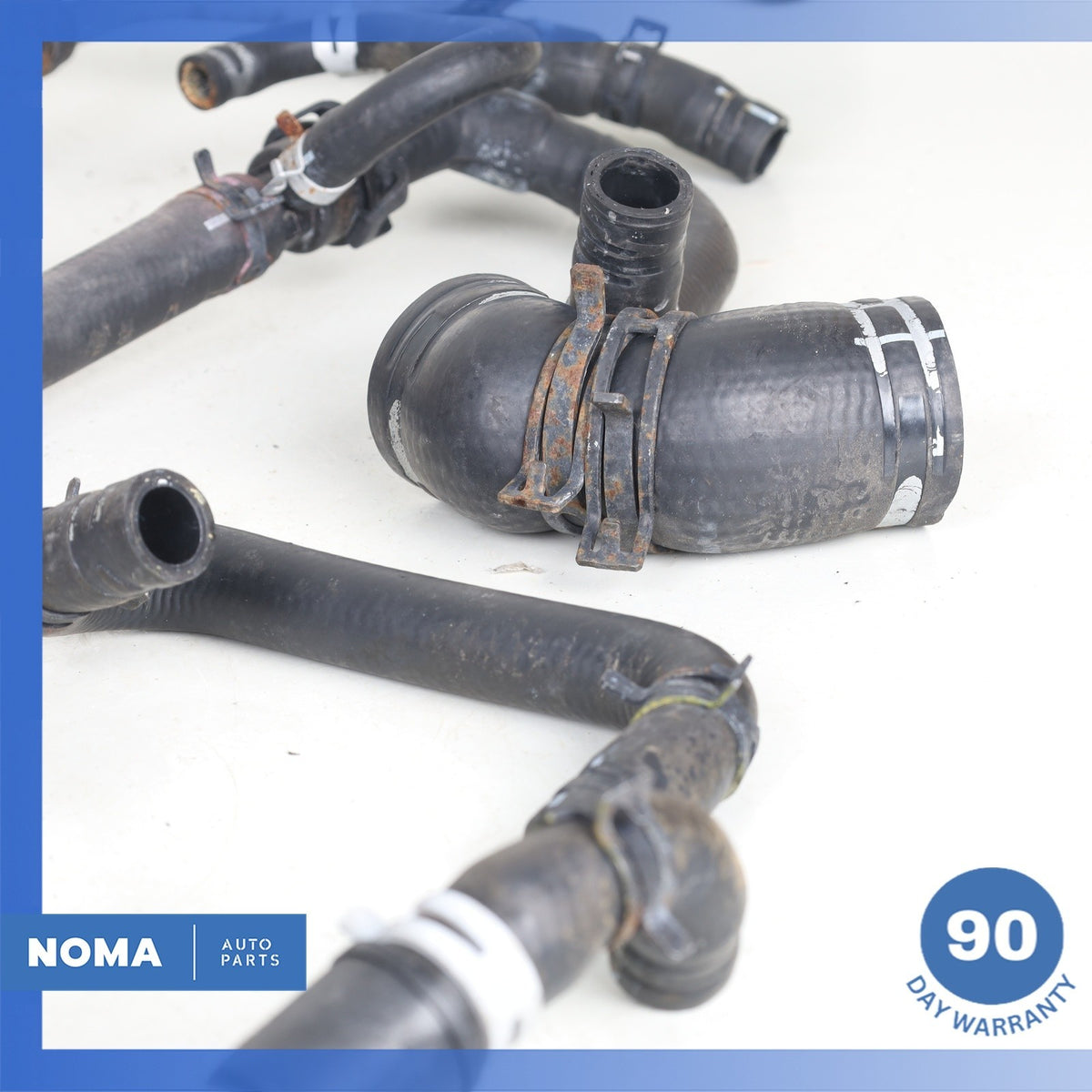 00-02 Jaguar X100 XKR 4.0L Supercharged Engine Radiator Coolant Hose Set OEM - photo 15