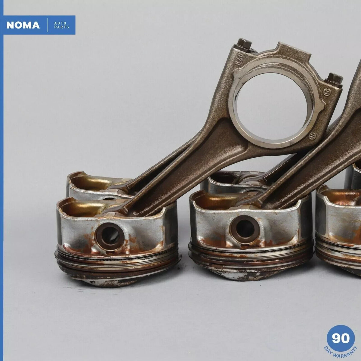 10-15 Jaguar X250 XF RR 5.0L N/A AJ133 V8 Engine Piston Connecting Rod Set OEM - photo 5