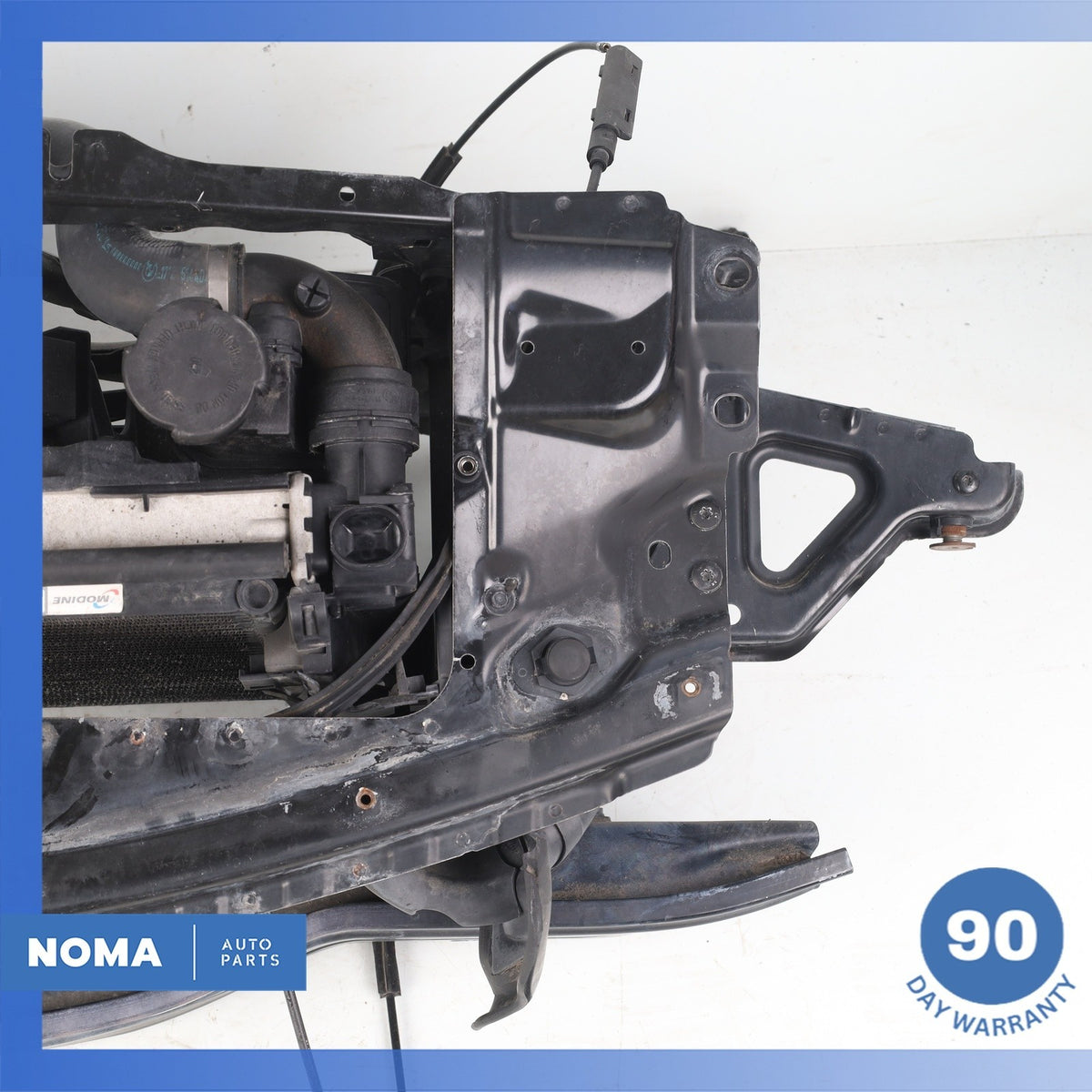 03-08 BMW E85 E86 Z4 Engine Motor Radiator Support Frame Assembly w/ Fan OEM - photo 10