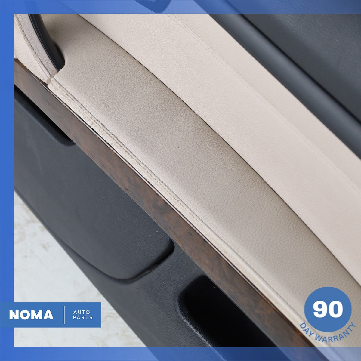 07-13 BMW E93 328i 335i Right Passenger Door Cover Panel Beige/Black OEM - photo 11