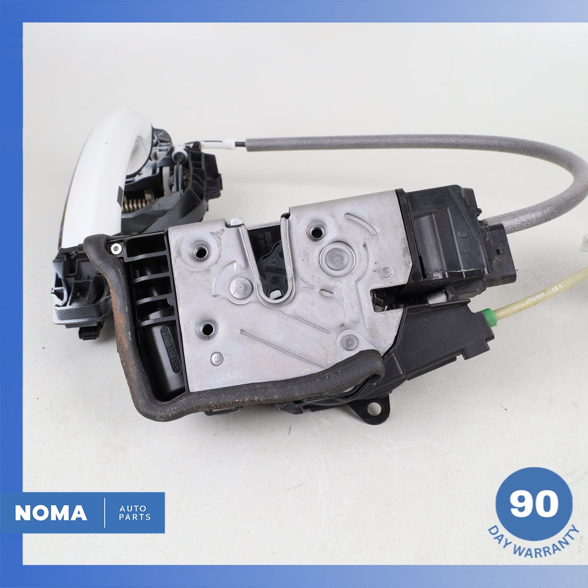16-19 BMW G12 740i 750Li Front Left Driver Door Lock w/ Handle White OEM - photo 9