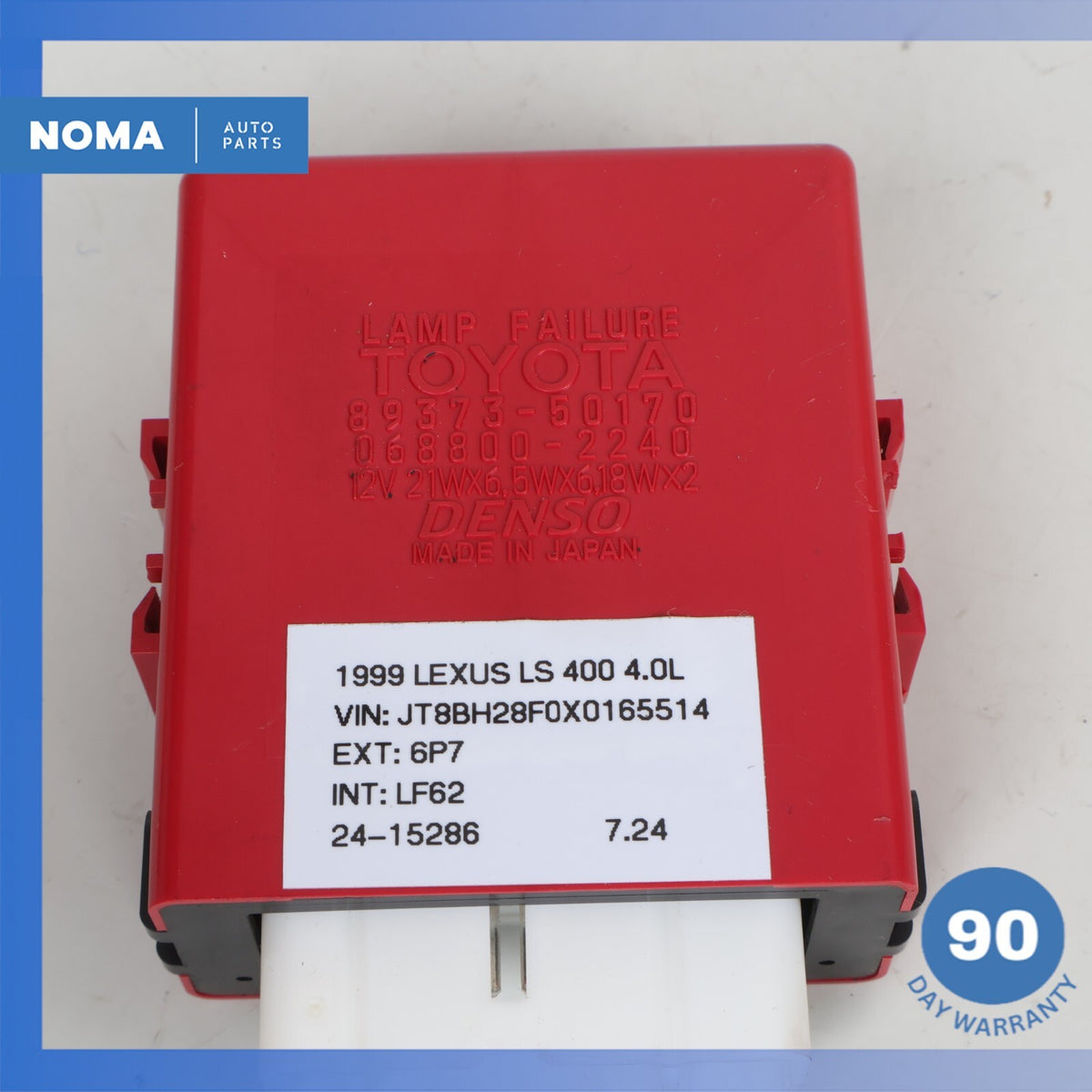 98-00 Lexus Lexus UCF20 LS400 Lamp Failure Sensor Relay Module 89373-50170 OEM - photo 6
