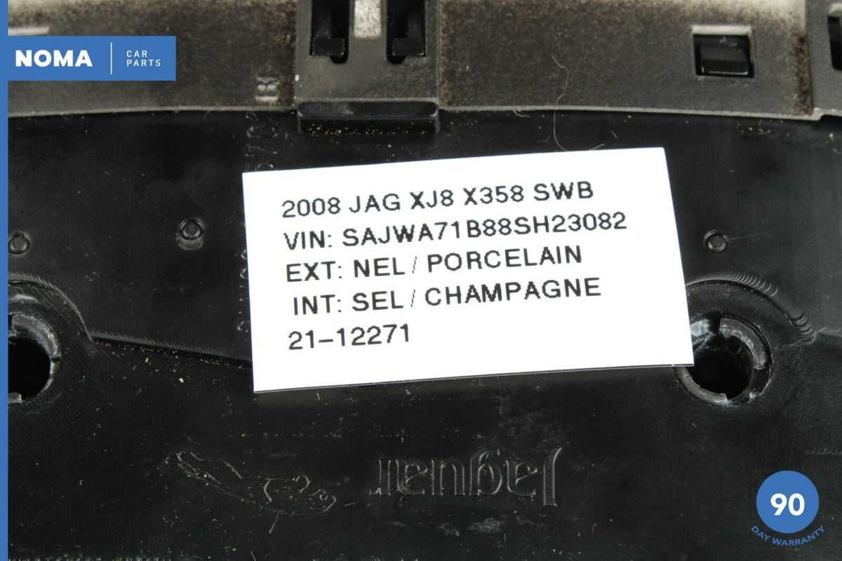 04-09 Jaguar XJ8 XJR VDP X350 Rear Center Console A/C Vent w/ Power Outlet OEM - photo 11