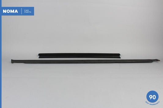 00-08 Jaguar S-Type X200 Rear Right Passenger Side Door Window Seal Set of 2 OEM - photo 1