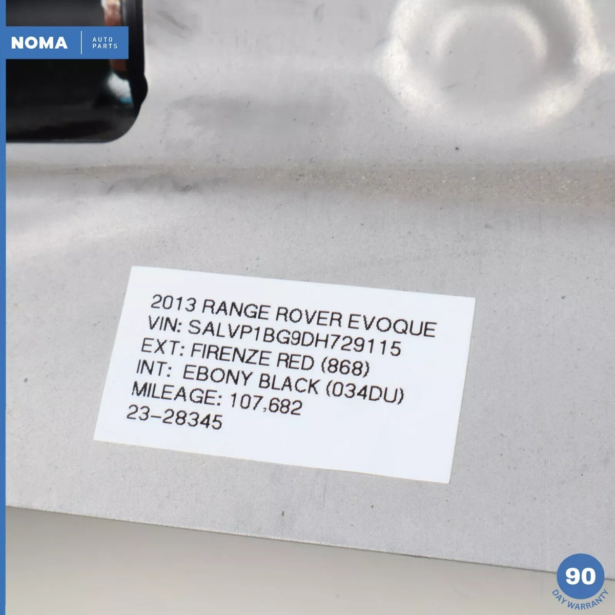 12-19 LR Range Rover Evoque L538 Dashboard Lower Left Knee Cover Panel Black OEM - photo 17