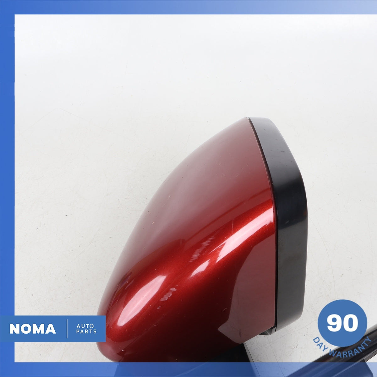 10-19 Jaguar X351 XJ XJR Right Side Rear View Door Mirror w/ Blind Spot Red OEM - photo 3