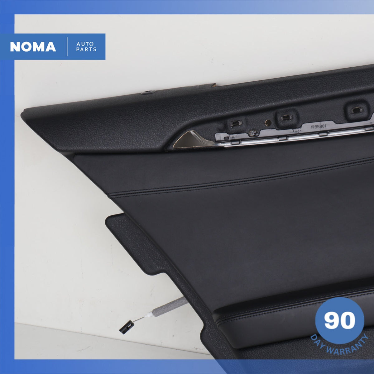 11-16 BMW F10 550i 535i Rear Left Interior Door Panel Assembly Nappa Black OEM - photo 7