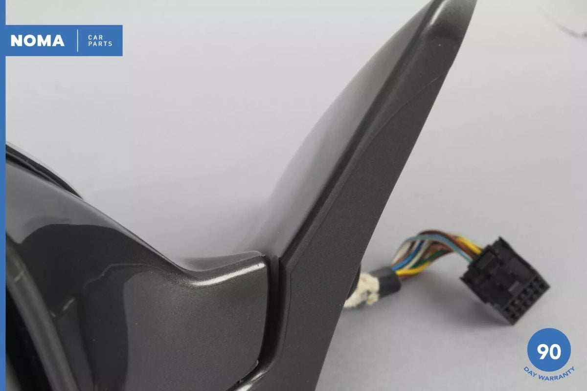 97-06 Jaguar X100 XK8 Left Driver Side Rear View Door Mirror Black Chrome OEM - photo 2