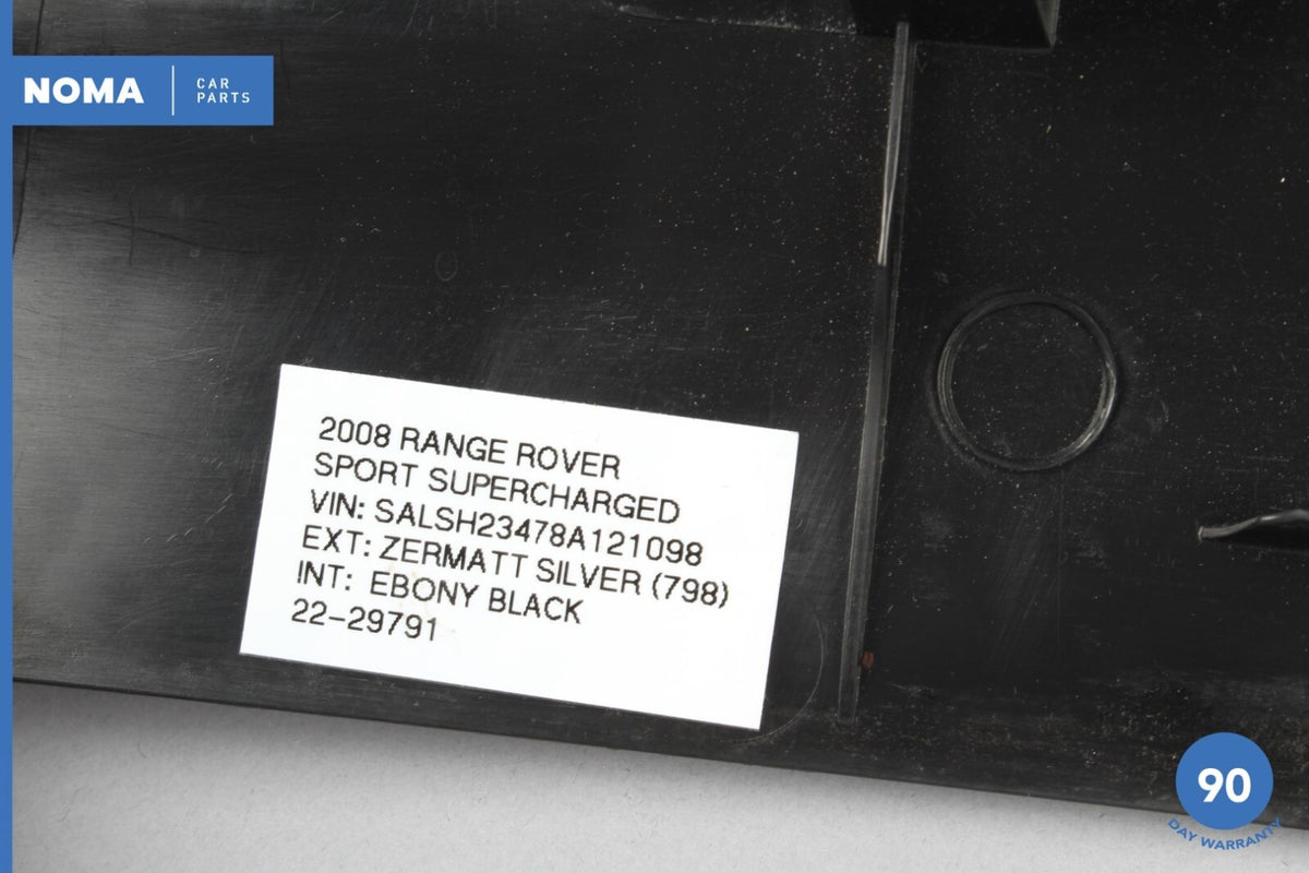 06-13 Range Rover Sport L320 Front Right Passenger Seat Inner Trim Cover OEM - photo 13