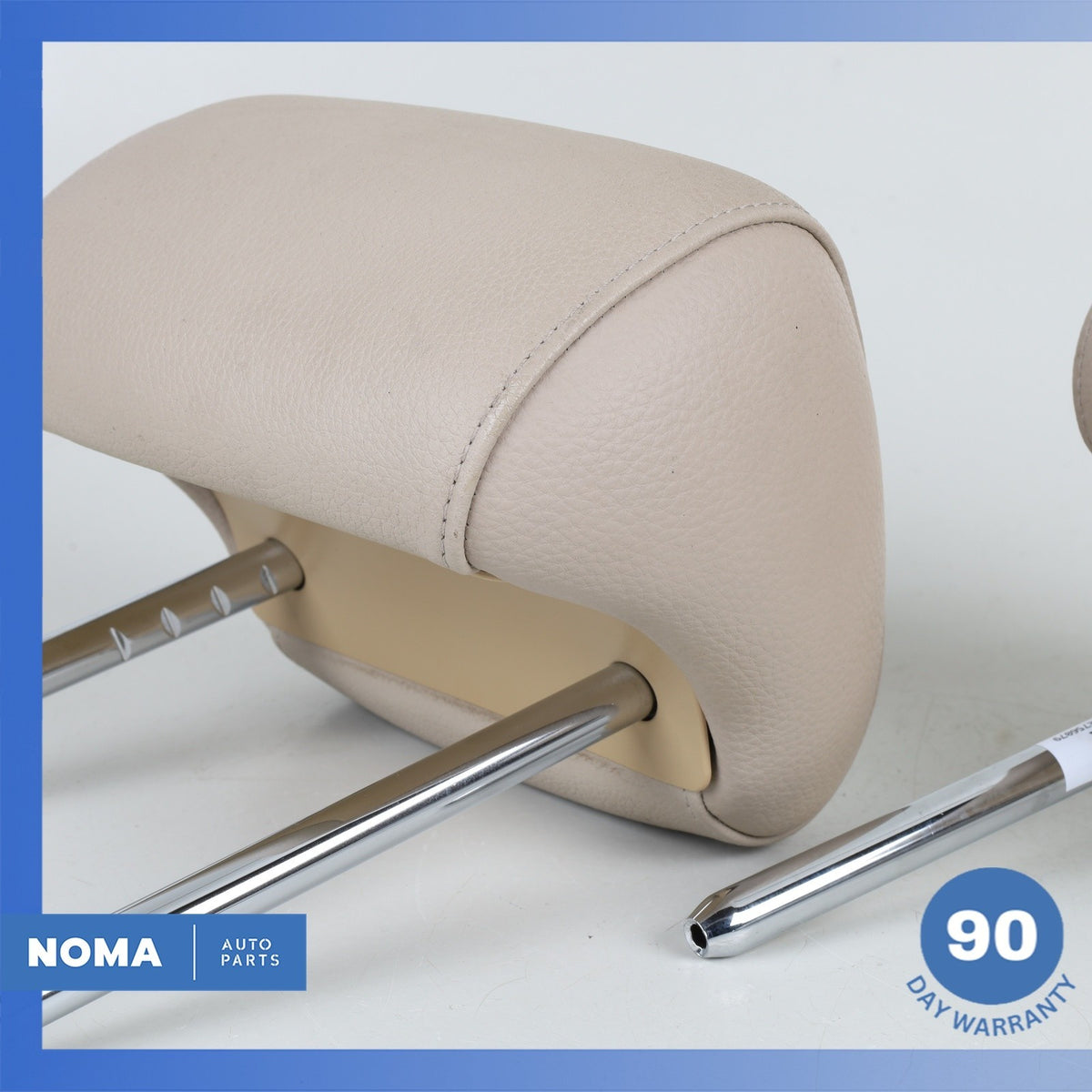 BMW E92 328i 335i Coupe Rear Left & Right Seat Headrest Head Rest Set Beige OEM - photo 16
