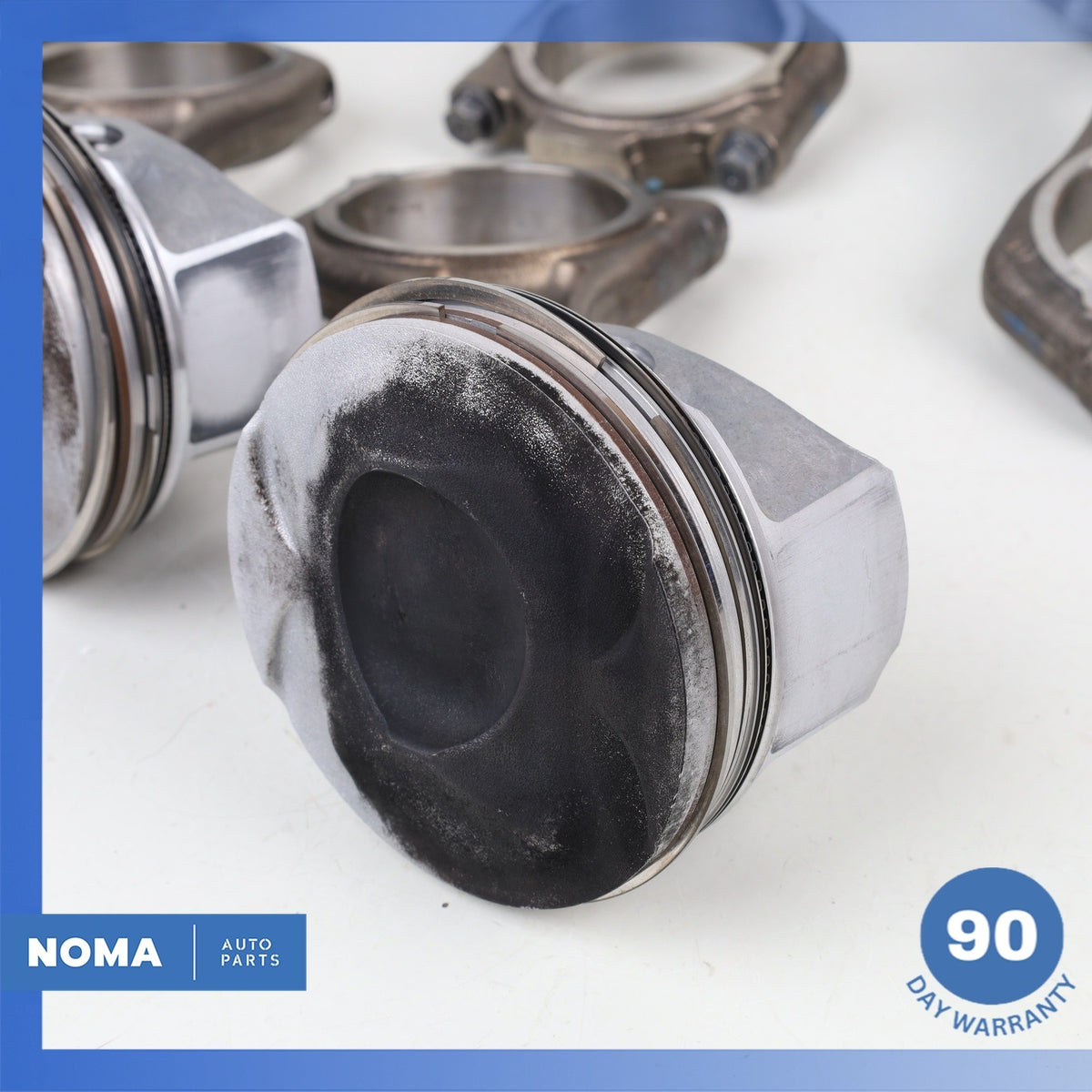 13-21 Jaguar X351 XJ XE XF 3.0L AJ126S Engine Piston Connecting Rod Set OEM - photo 9