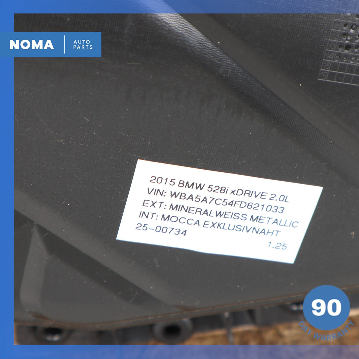 11-16 BMW F10 528i 535i Rear Left Interior Door Panel Assembly Nappa Brown OEM - photo 19