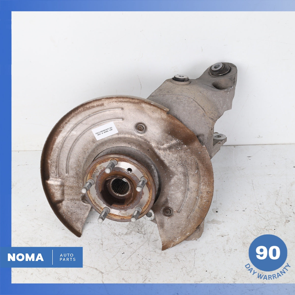 16-20 Jaguar X260 XF XE Rear Right Side Spindle Knuckle Hub w/ Shield OEM 67k - photo 2