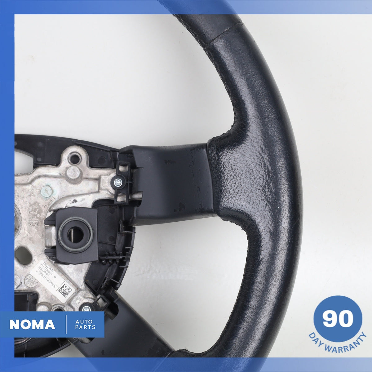 03-12 Land Rover Range Rover L322 Heater Leather Steering Wheel Black OEM - photo 2