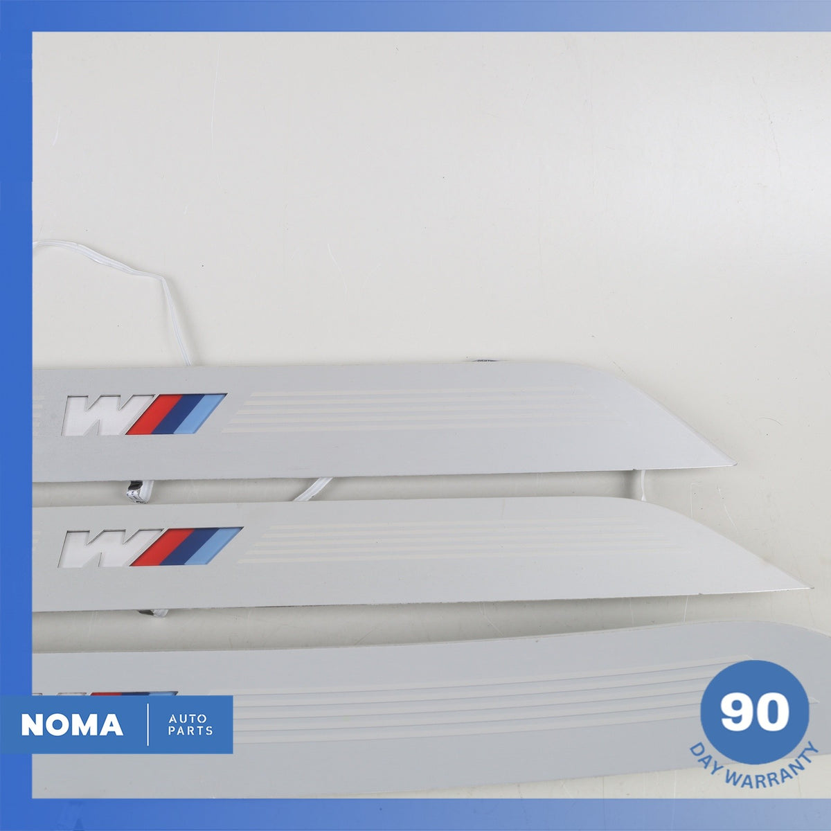 BMW G12 740i M-Sport Front & Rear Door Entry Illuminated Step Sill Panel Set OEM - photo 3