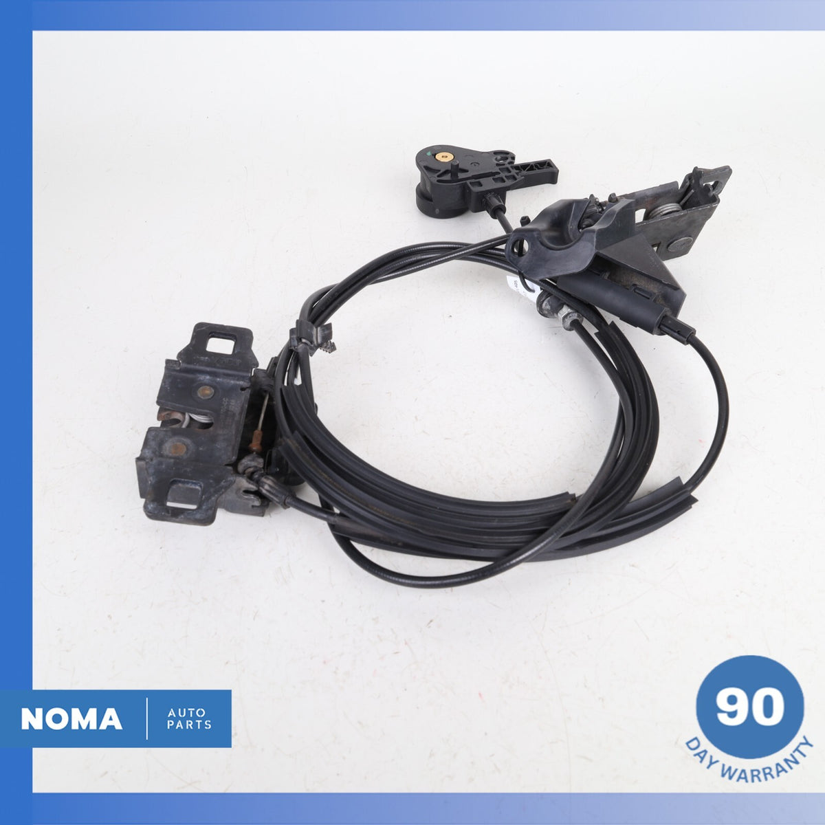 13-22 Land Rover Range Rover L405 Right & Left Hood Bonnet Lid Lock w/Cable OEM - photo 8