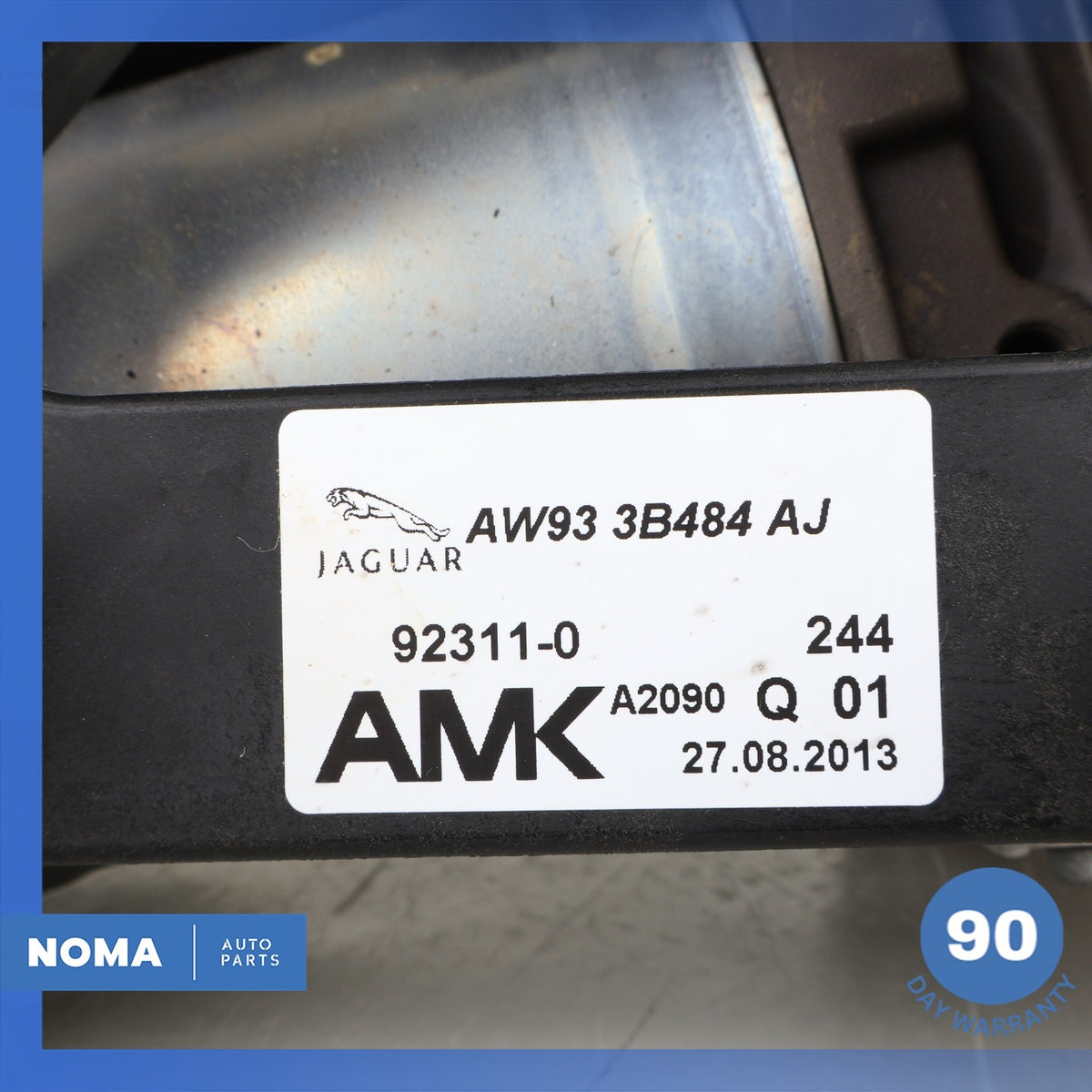10-15 Jaguar X351 XJ XJR Air Suspension Compressor Pump AW933B484AF OEM 84k - photo 8