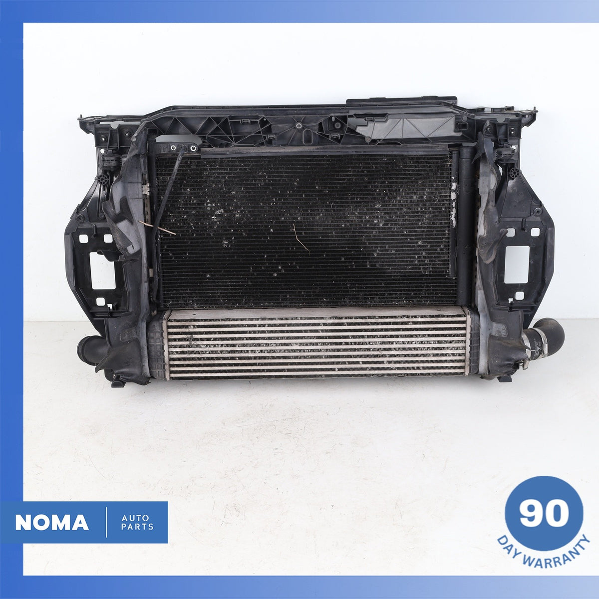 15-18 Audi 8U Q3 Engine Motor Radiator Support Frame Assembly w/ Fan OEM - photo 2